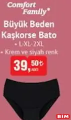 COMFORT FAMİLY BÜYÜK BEDEN KAŞKORSE BATO KÜLOT